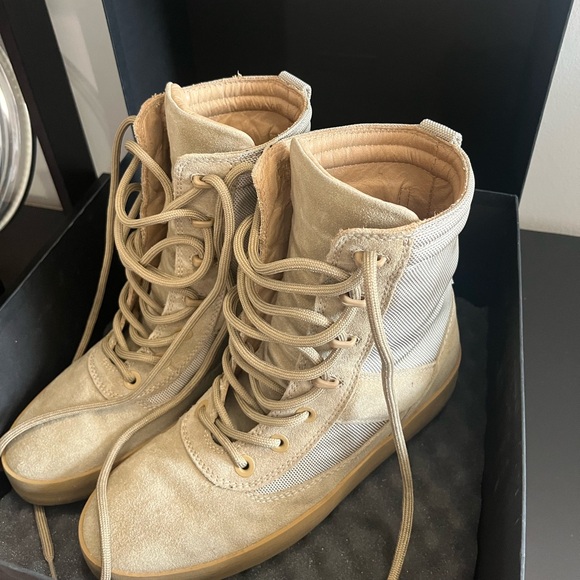 Yeezy Season 3 rock nylon and thick suede Military boot - Picture 2 of 6